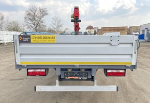 JAC N90-L (9т) КМУ SKYWAY SK508 (3,2т) БОРТ СТАЛЬ 6,2×2,55×0,6 м